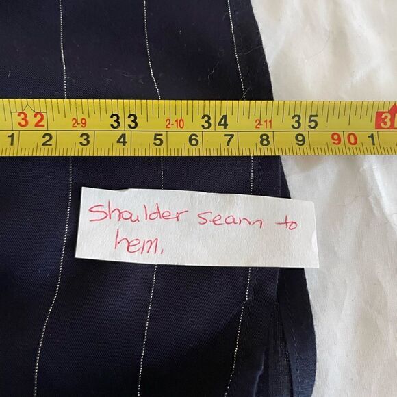 Rails Lydia Panama Stripe Navy Dress Size Medium - Picture 10 of 12